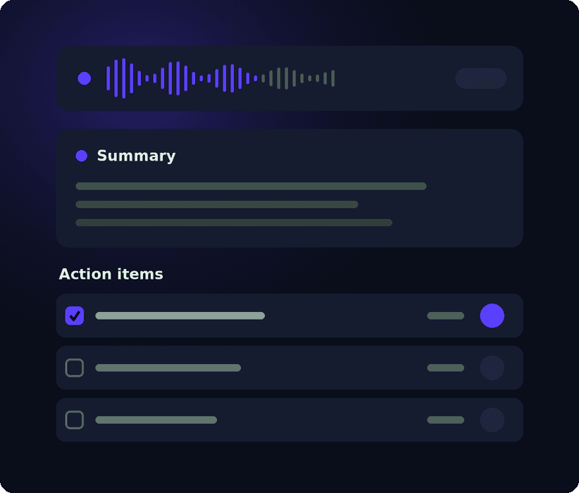 AI Meetings preview