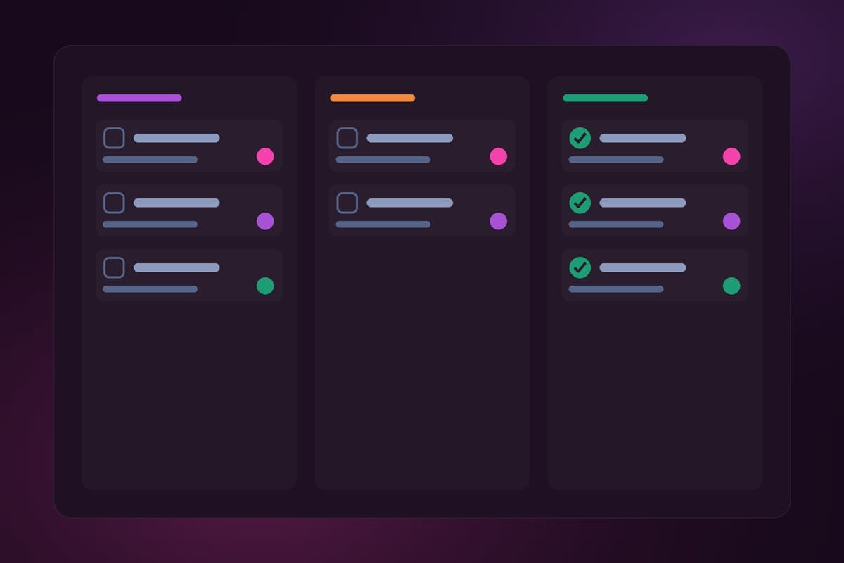 AIVA task board showing team work in progress